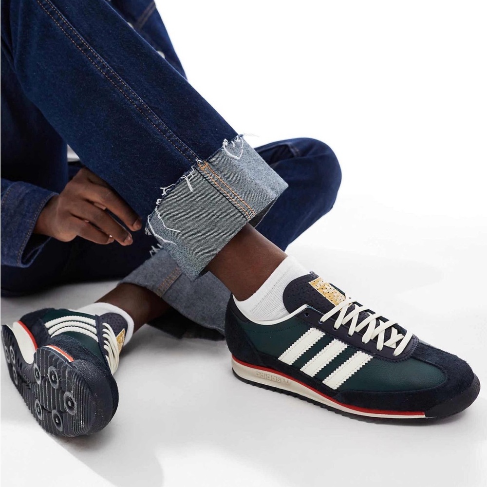 Adidas SL 72 OG Mineral Green/Off White Womens Sz 7 - Picture 2 of 12